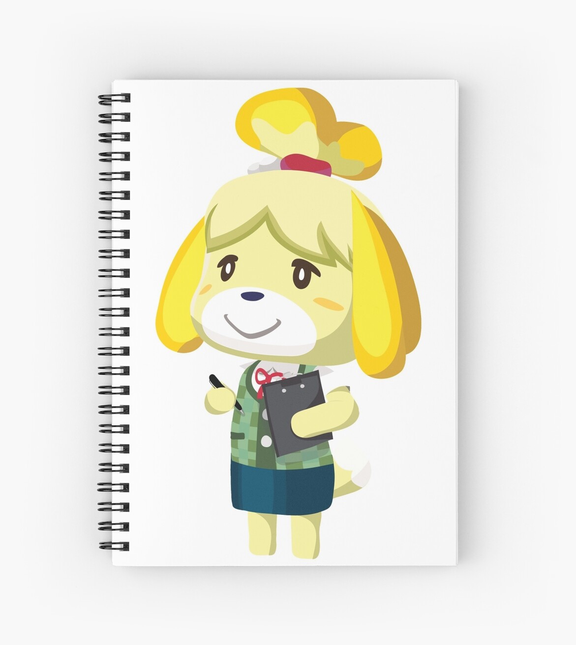 Download "Isabelle Animal Crossing New Leaf Vector Print" Spiral Notebook by niymi | Redbubble