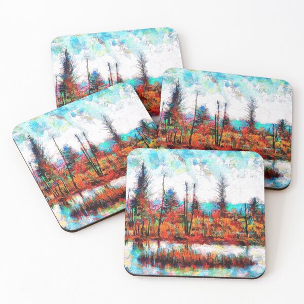 Item preview, Wylie Slough Wildlife Preserve in Mt Vernon - with Painterly Watercolor Effects designed and sold by SeaChangeDesign.