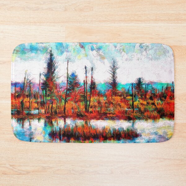 Item preview, Wylie Slough Wildlife Preserve in Mt Vernon - with Painterly Watercolor Effects designed and sold by SeaChangeDesign.