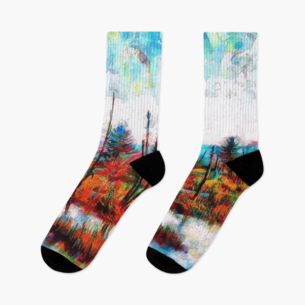Item preview, Wylie Slough Wildlife Preserve in Mt Vernon - with Painterly Watercolor Effects designed and sold by SeaChangeDesign.