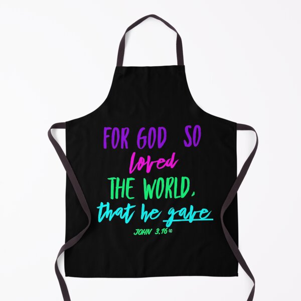 Item preview, For God So Loved The World, John 3:16 Design Decor and Gifts designed and sold by LifeCrush.