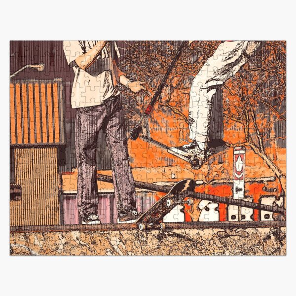 Item preview, Scooter vs Skateboard designed and sold by NaturePrints.