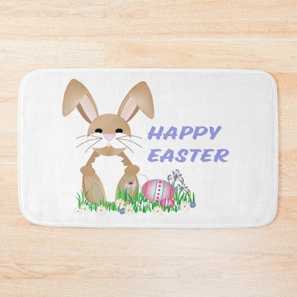 Item preview, Happy Easter with Bunny designed and sold by jerankin.