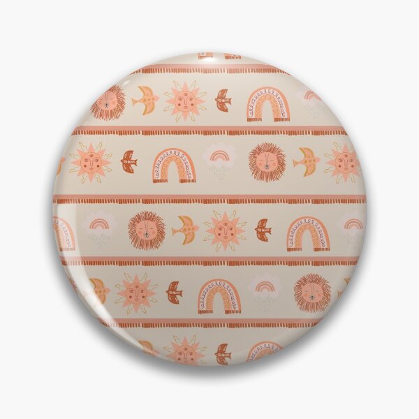 Item preview, Bohemian Aesthetic Lion, Rainbow, Sun Beige Background designed and sold by DesignLabMedia.