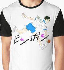 Ping Pong Smile Print Graphic T-Shirt