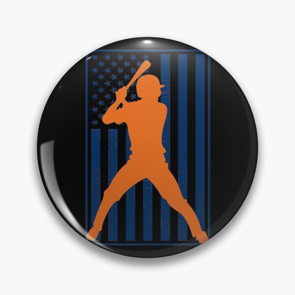 Item preview, Baseball Batter Retro Vintage US American Flag designed and sold by liftdesign.