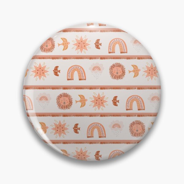 Item preview, Bohemian Aesthetic Lion, Rainbow, Sun Light Beige Background designed and sold by DesignLabMedia.