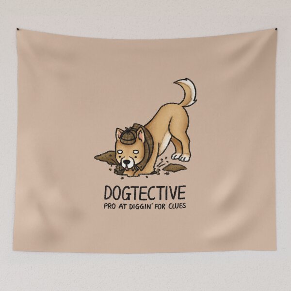 Item preview, Dogtective designed and sold by drawforpun.