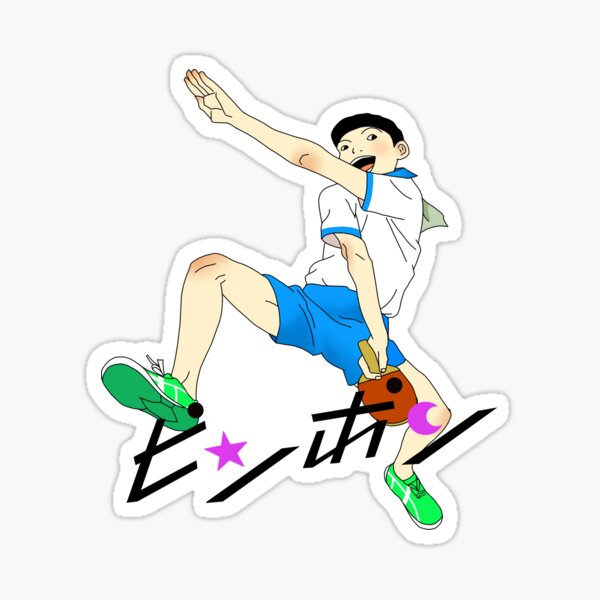 Ping Pong The Animation Anime Sticker for Sale by Anime Store