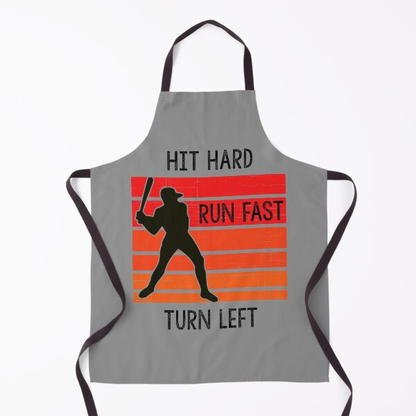 Item preview, Hit Hard Run Fast Turn Left - Baseball Batter Retro Vintage Sunset designed and sold by liftdesign.