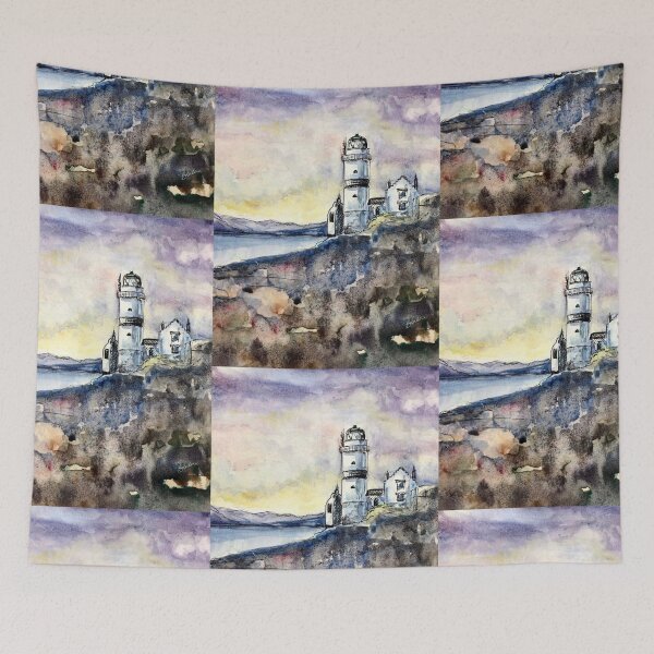 Item preview, Cloch Lighthouse, Scotland designed and sold by BrendaArtist.