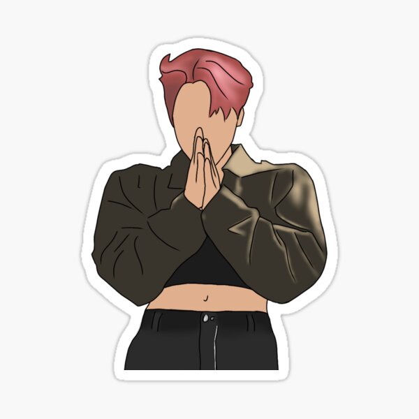 VER 2 ATEEZ San Feuerwerk minimalistisch Sticker
