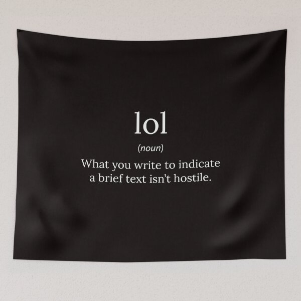 Item preview, Funny Definition: Lol designed and sold by T-ShirtGuy.