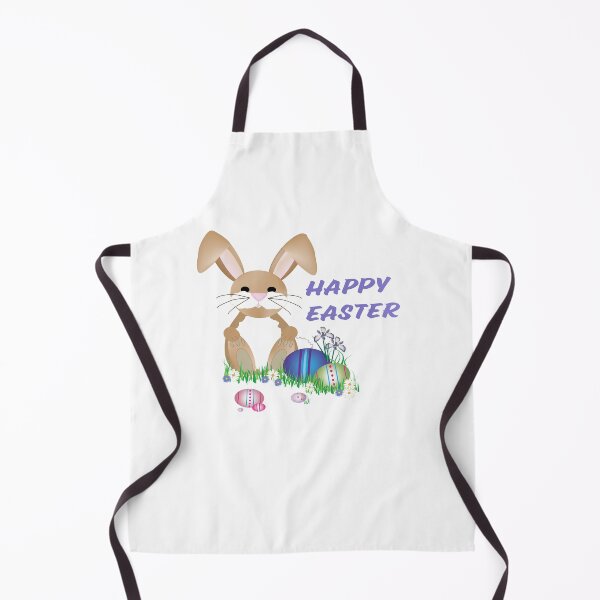 Item preview, Happy Easter with Bunny on blue designed and sold by jerankin.
