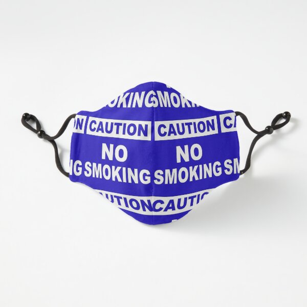 Caution No Smoking Fitted 3-Layer