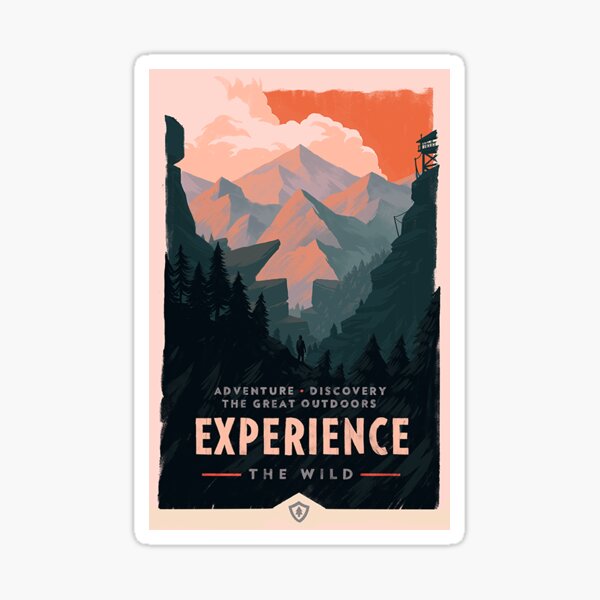 Vista previa del artículo con la obra «Póster Experimenta el Wild Firewatch», diseñado y vendido por savannah-fields.