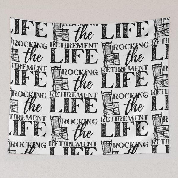 Item preview, Rocking The Retirement Life Palm Chair Design designed and sold by SweetAndSpice.