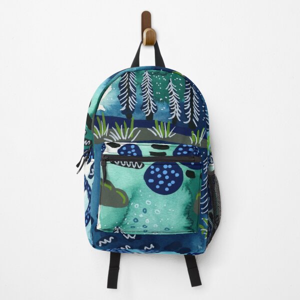 Item preview, Abstract Landscape with Trees and Plants designed and sold by NoonFruit.