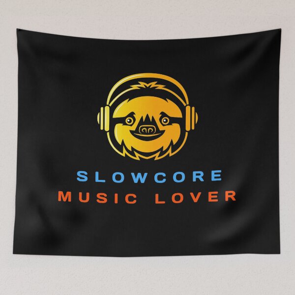 Item preview, Slowcore Music Lover Sloth designed and sold by artfulnotebook.