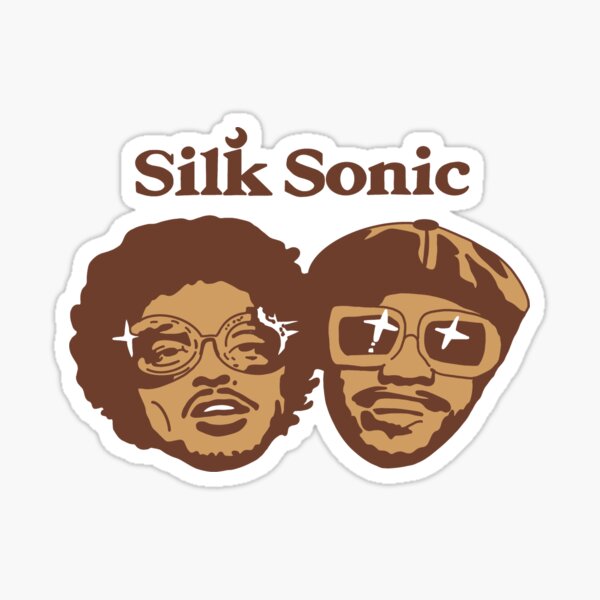 Bruno Mars y Anderson Paak Pegatina