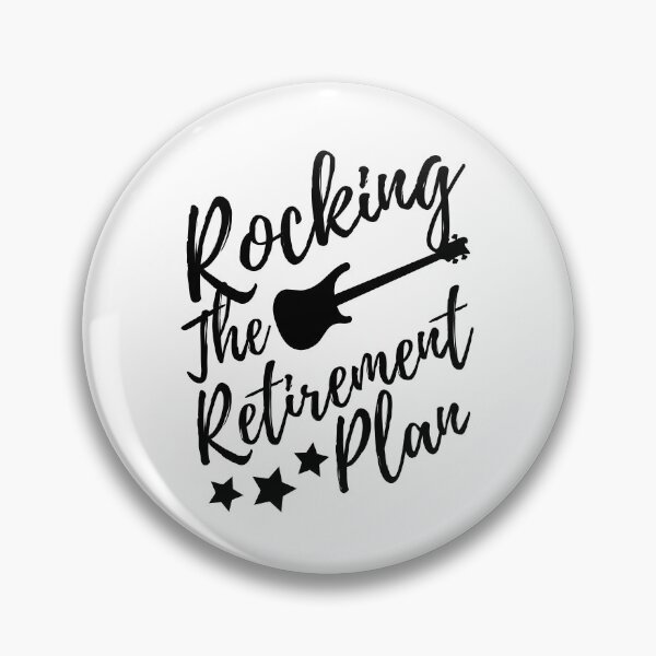 Item preview, Rocking The Retirement Life Electric Guitar Black Design designed and sold by SweetAndSpice.