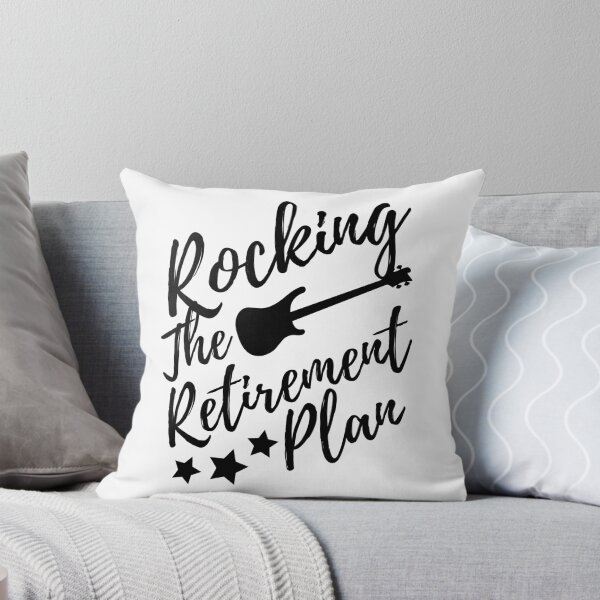 Item preview, Rocking The Retirement Life Electric Guitar Black Design designed and sold by SweetAndSpice.