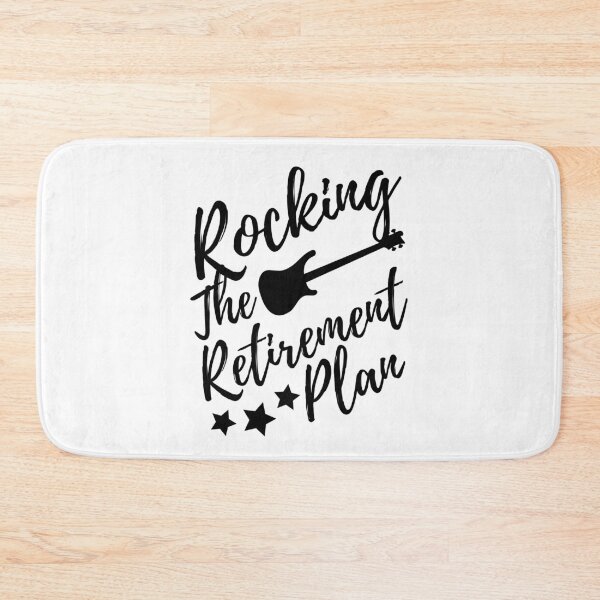 Item preview, Rocking The Retirement Life Electric Guitar Black Design designed and sold by SweetAndSpice.