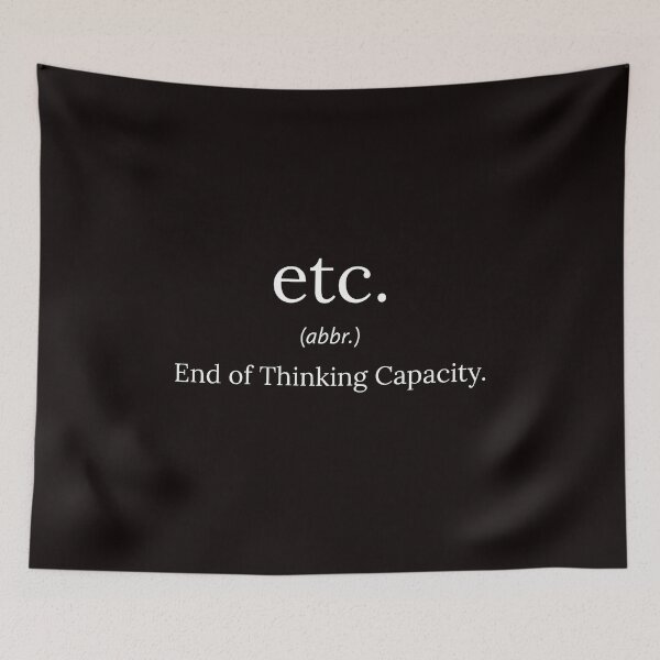 Item preview, Funny Definition: Etc. designed and sold by T-ShirtGuy.