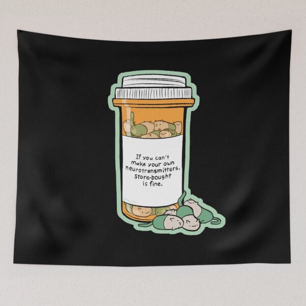Item preview, pills if you can't make your own neurotransmitters, store-bought is fine designed and sold by keelybarton1.