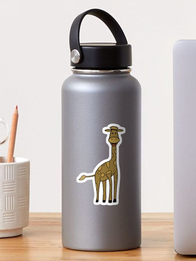 Thumbnail 1 of 3, Sticker, Baby Giraffe designed and sold by obxjack.