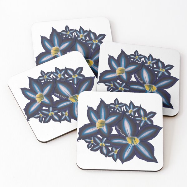 Item preview, Blue Desert Roses designed and sold by HeatherNafeArt.
