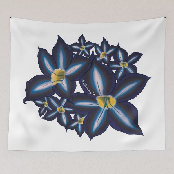 Item preview, Blue Desert Roses designed and sold by HeatherNafeArt.