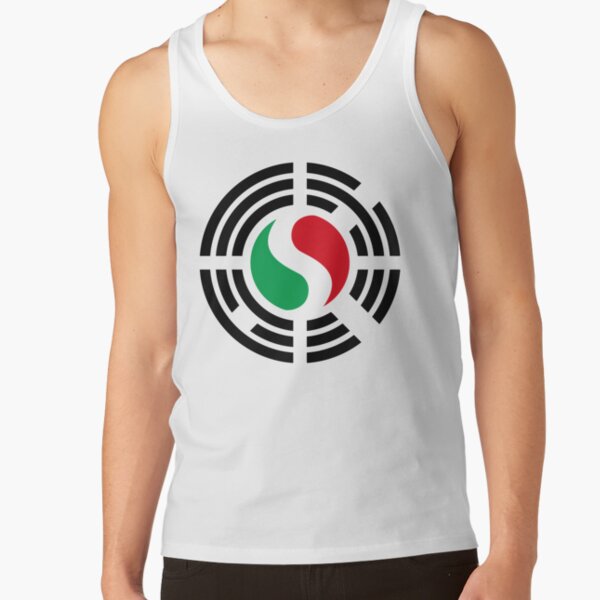 Korean Italian Multinational Patriot Flag Series Tank Top
