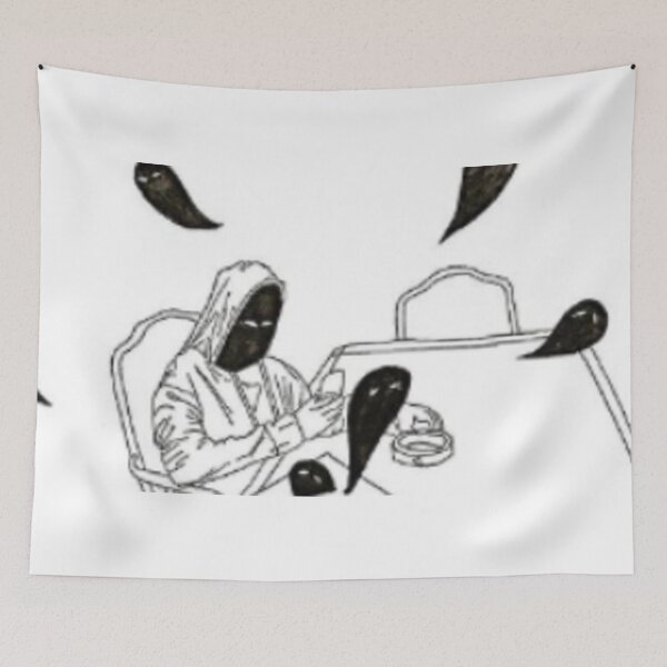 Item preview, Phantoms flying around the room (White) designed and sold by Artwoods.