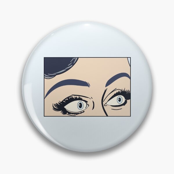 Item preview, Woman Looking - Roy Lichtenstein, Comic Book Style Illustration designed and sold by YozPaints.