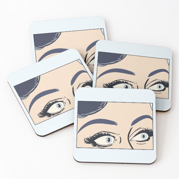 Item preview, Woman Looking - Roy Lichtenstein, Comic Book Style Illustration designed and sold by YozPaints.