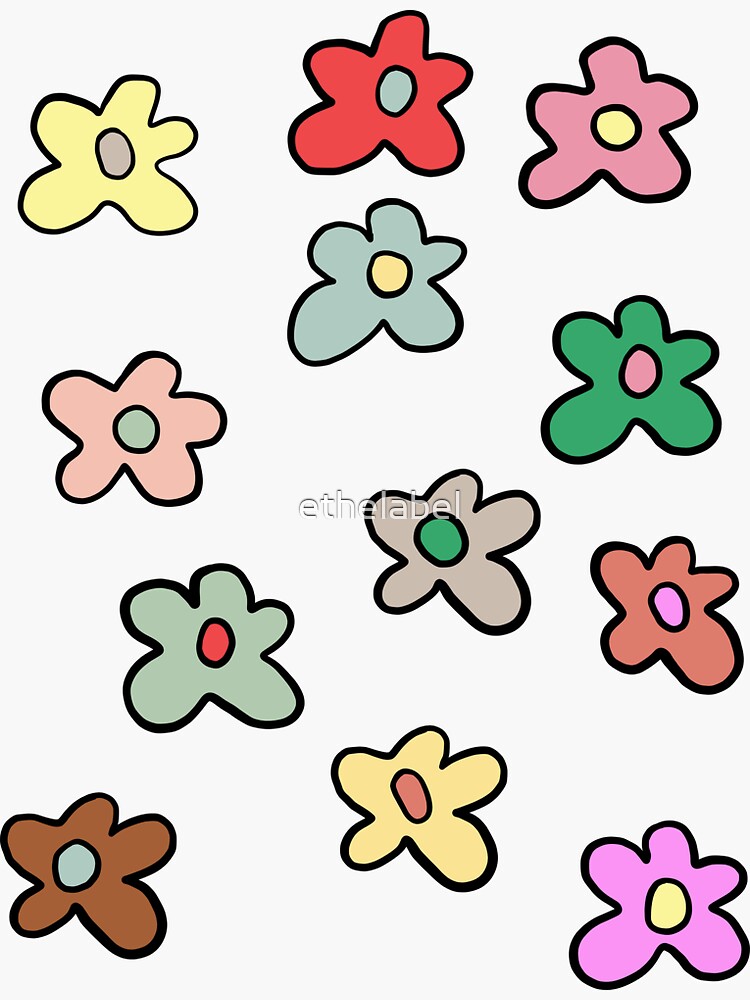 "Golf le Fleur Flower Pack" Sticker for Sale by ethelabel Redbubble
