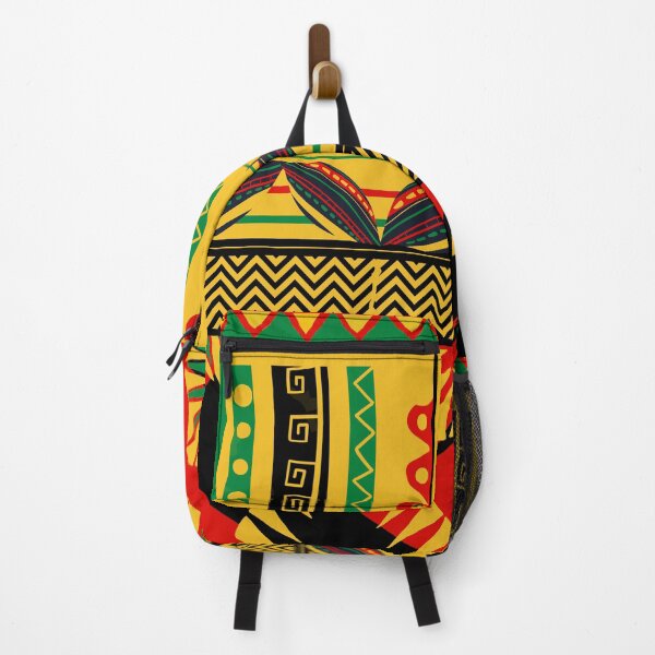 Item preview, AFRICAN PATTERN RED, GREEN, BLACK, YELLOW/ GENUINE AUTHENTIC designed and sold by wildwhimsical.