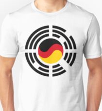 Korean German Multinational Patriot Flag Series Slim Fit T-Shirt