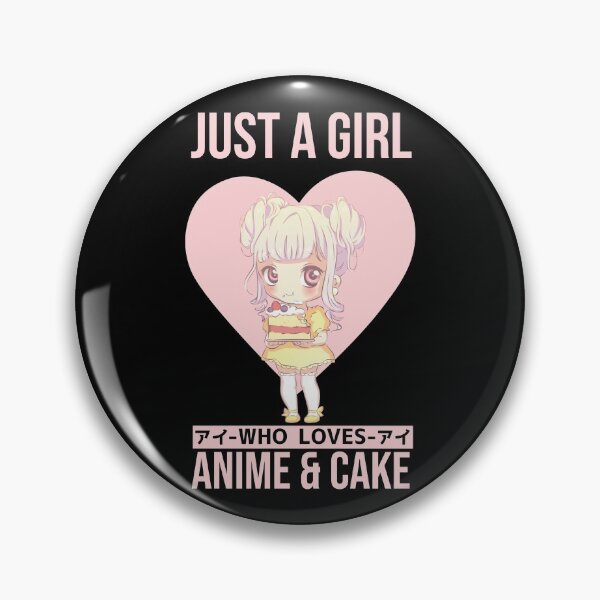 Item preview, Just A Girl Who Loves Anime And Cake - Chibi Kawaii Girl designed and sold by RedQuality.