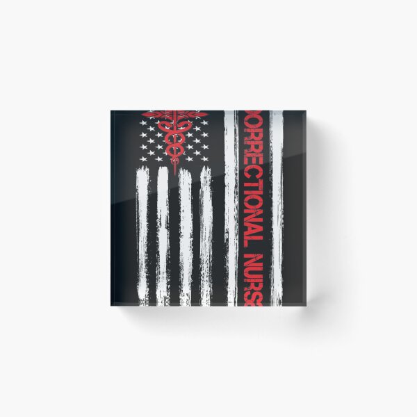 Item preview, Correctional Nurse Nursing Patriotic US American Flag Gift designed and sold by turiiamon.
