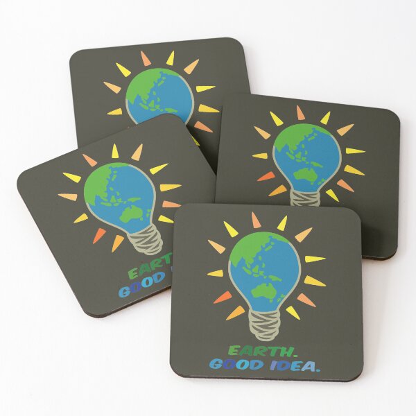 Item preview, Earth. Good Idea. Light Bulb Planet Earth. designed and sold by BOLD-Australia.