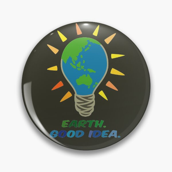 Item preview, Earth. Good Idea. Light Bulb Planet Earth. designed and sold by BOLD-Australia.