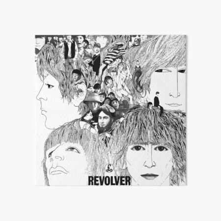 Revolver Album Cover Art Board Print