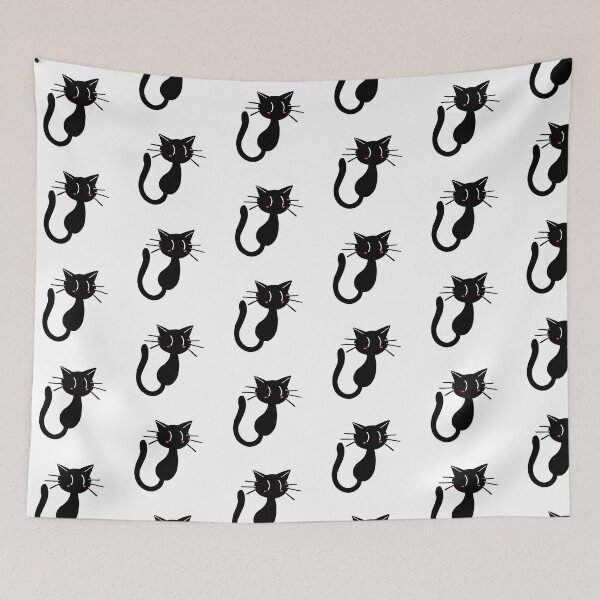 Item preview, Blushing Black Cat designed and sold by bonessoup.