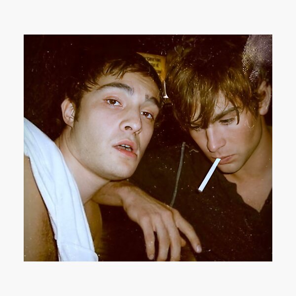 Ed Westwick y Chace Crawford Lámina fotográfica