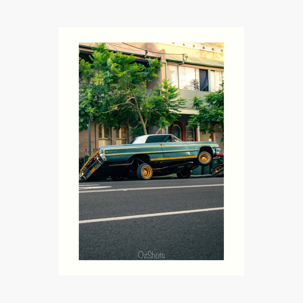 Lowrider Chevy Impala 64 Green