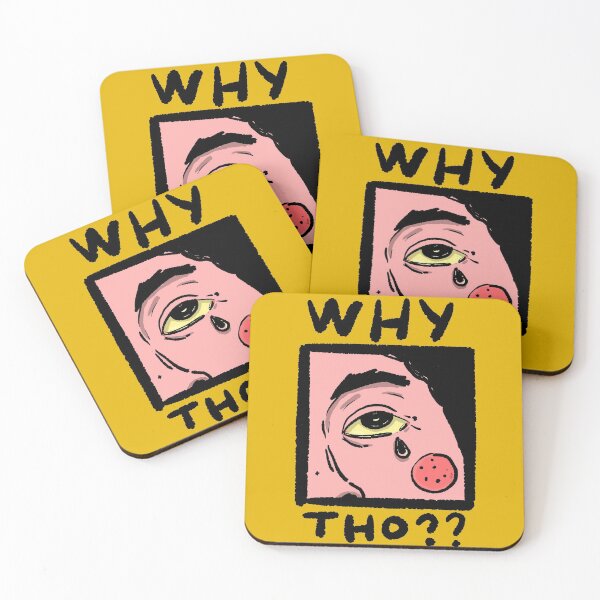 Item preview, Why tho? Meme Pop art Print designed and sold by samnathis.