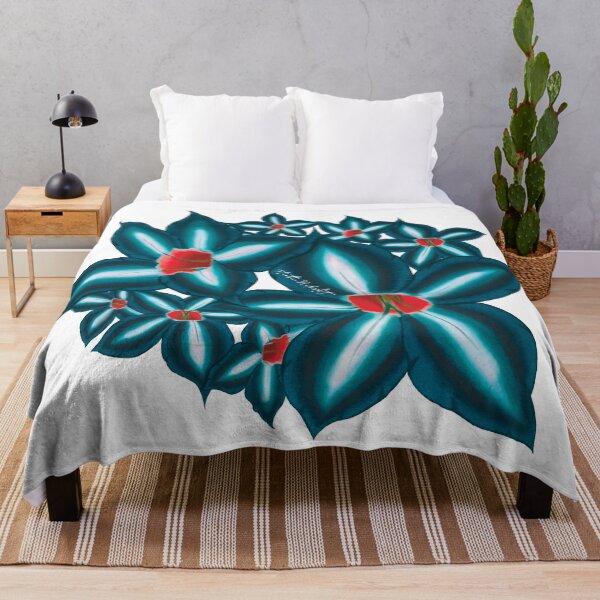 Item preview, Blue Green Desert Roses designed and sold by HeatherNafeArt.