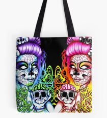 Dai de los Muertos, Twins Tote Bag